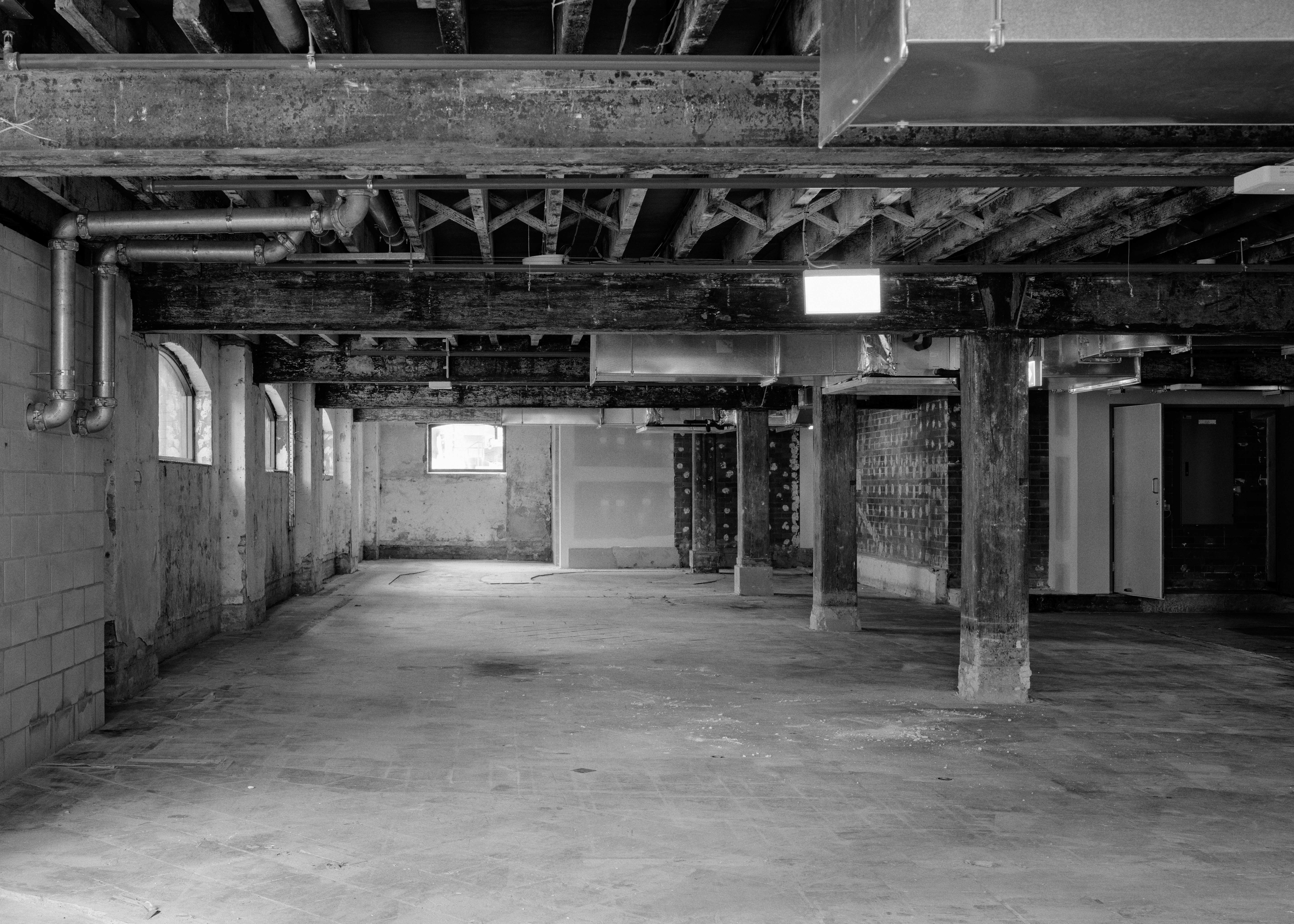 Exterior view of the heritage building at 93 Edward Street from the street level.