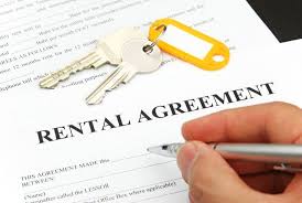 sign rental agreement