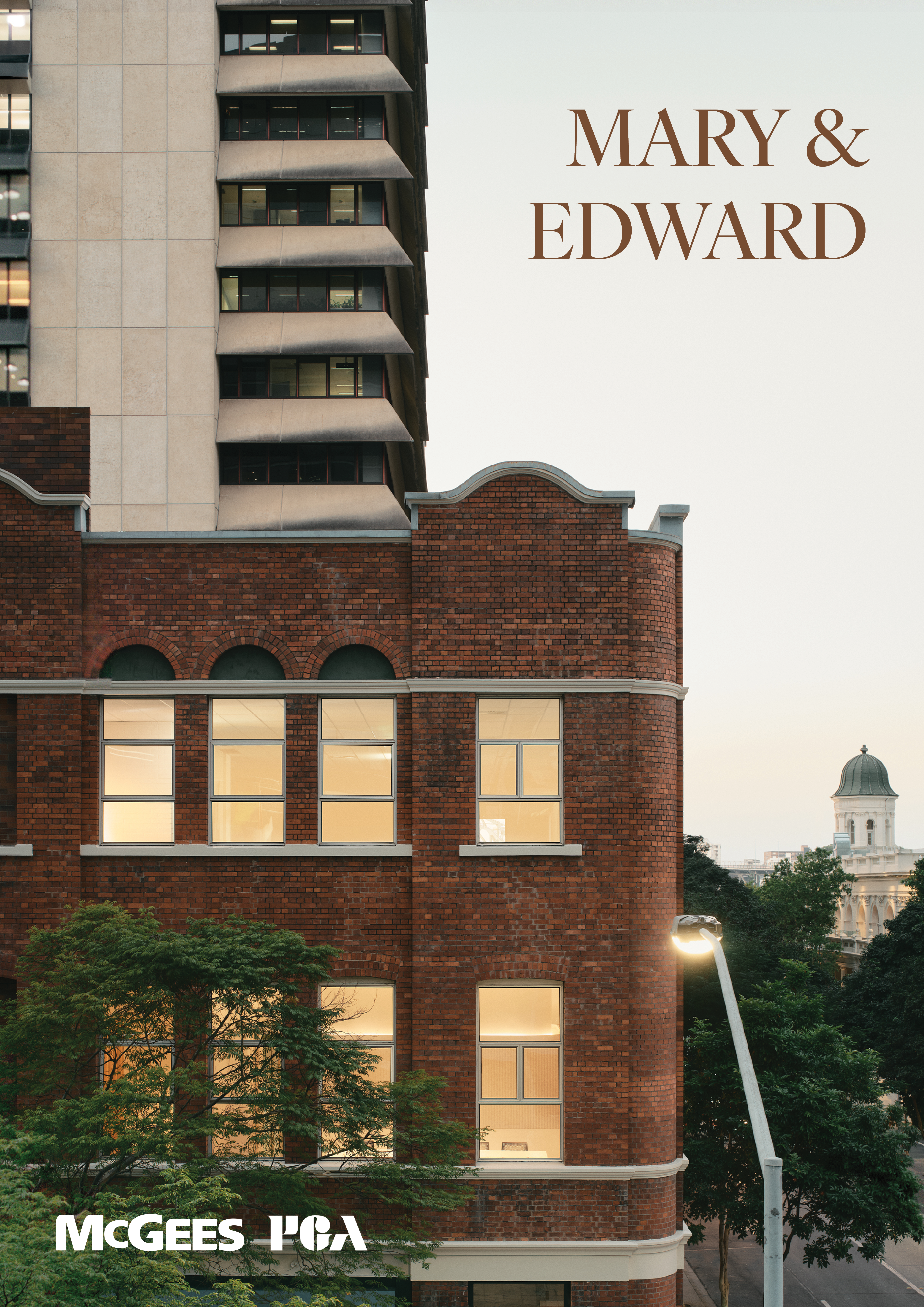 Cover page of the 'Beyond the Building' brochure for 93 Edward Street.